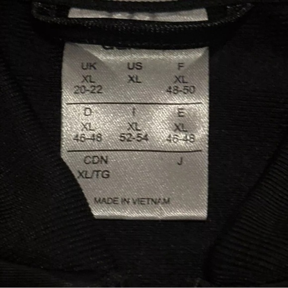 Adidas Women’s Essential Gym Track Jacket Black Full Zip 3 Stripe XL X-Large - Picture 2 of 4